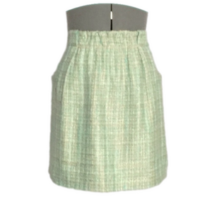 J. CREW FACTORY Surf Tweed Woven Mini Skirt Size 4